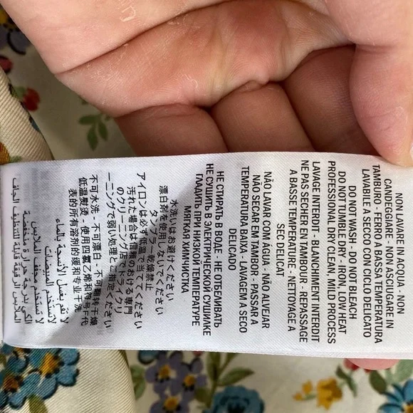 🚩steal authentic Gucci Floral Patterned Fabric - Picture 7 of 9